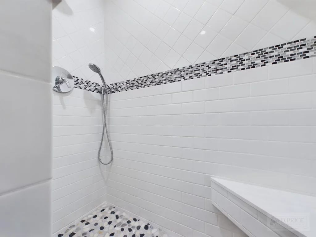 Finished Bathroom Remodel - shower